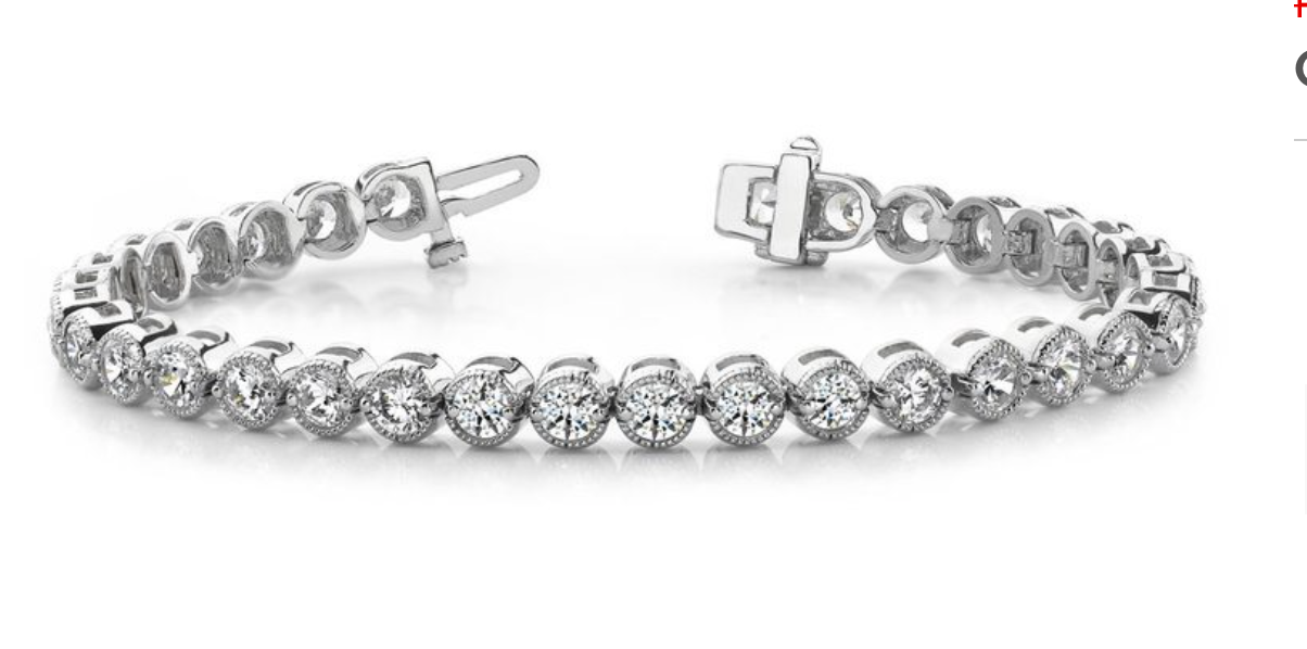 Chevron Diamond Tennis Bracelet - 72612LGADFGWG – Lewis Jewelers